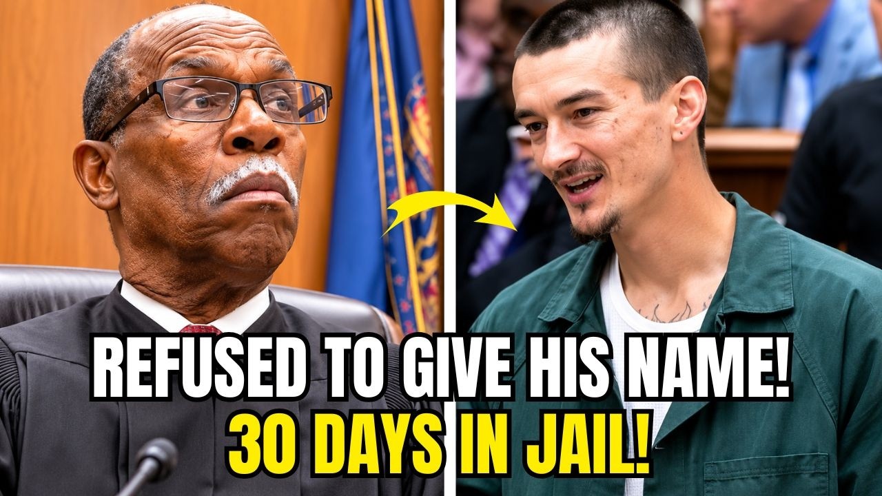 Sovereign Citizen Refuses to Give His Name &mdash; Judge Instantly Jails Him for 30 Days!