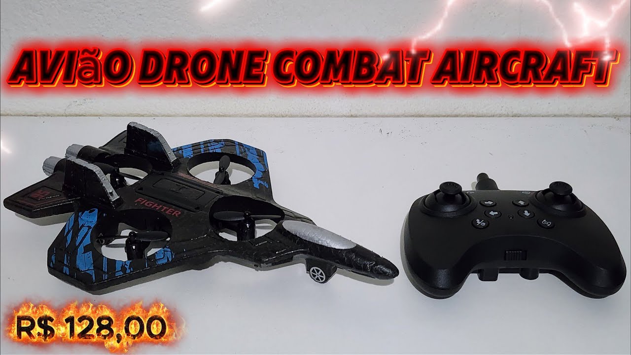 Avião Drone combat Aircraft de controle remoto #aviãodecontroleremotoaircraft