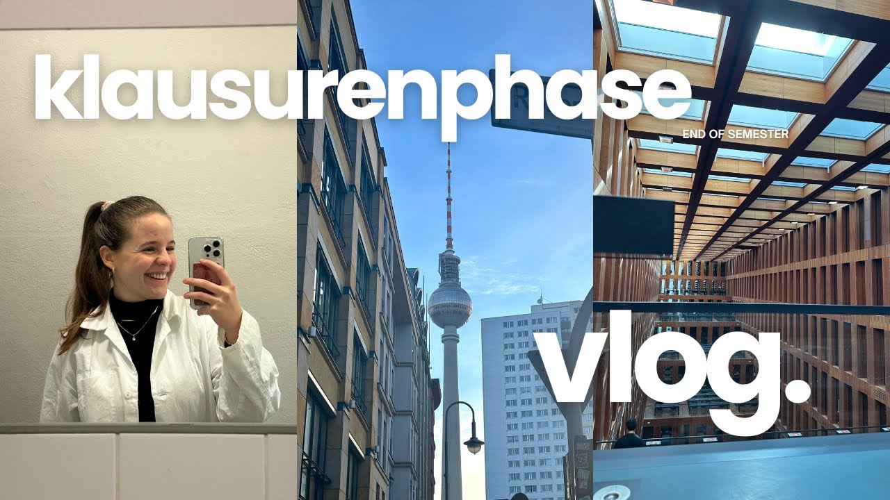 Klausurenphase Vlog: SMPP lernen, IKEA Haul, Gym Time...🎓✨