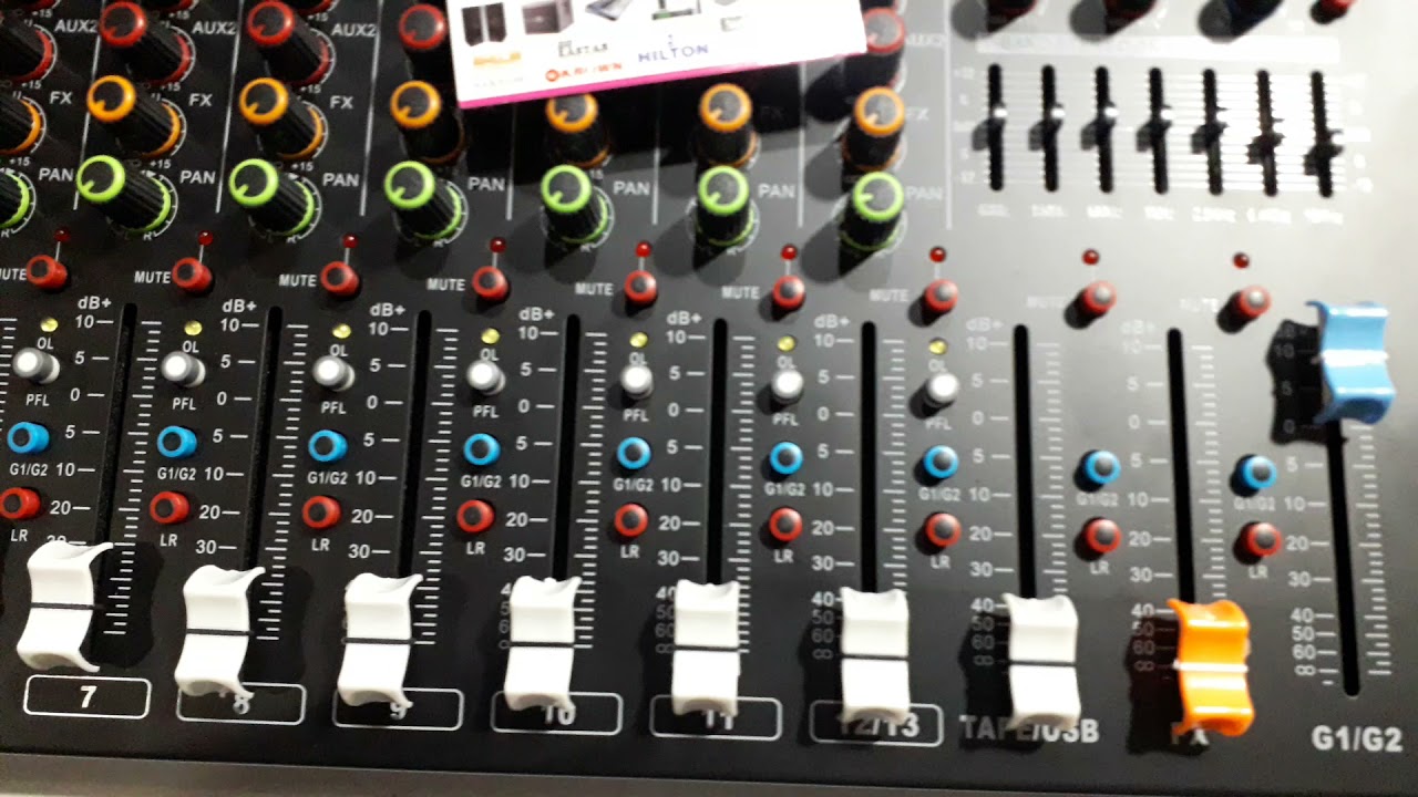 mixing console by Easter 1210 best performance