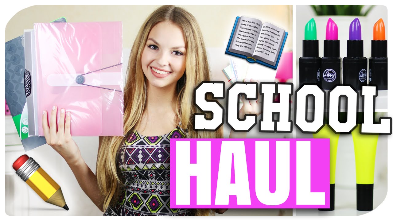 BACK TO SCHOOL SUPPLIES HAUL | NEUE Sachen für die SCHULE/ UNI | deutsch 2015