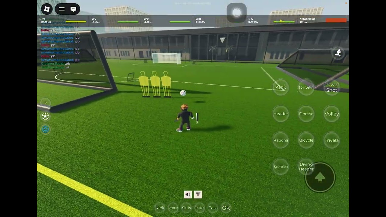 teaching rfl dribbles to everyone