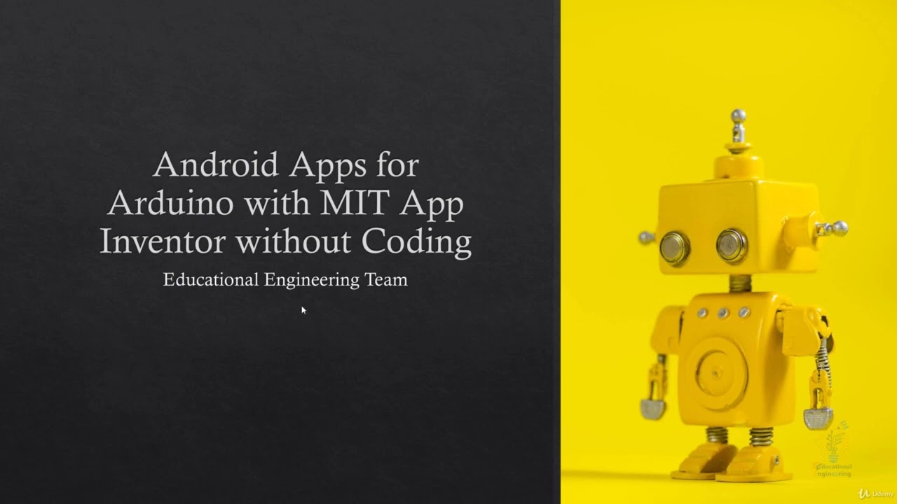 Android Apps for Arduino with MIT App Inventor without Code