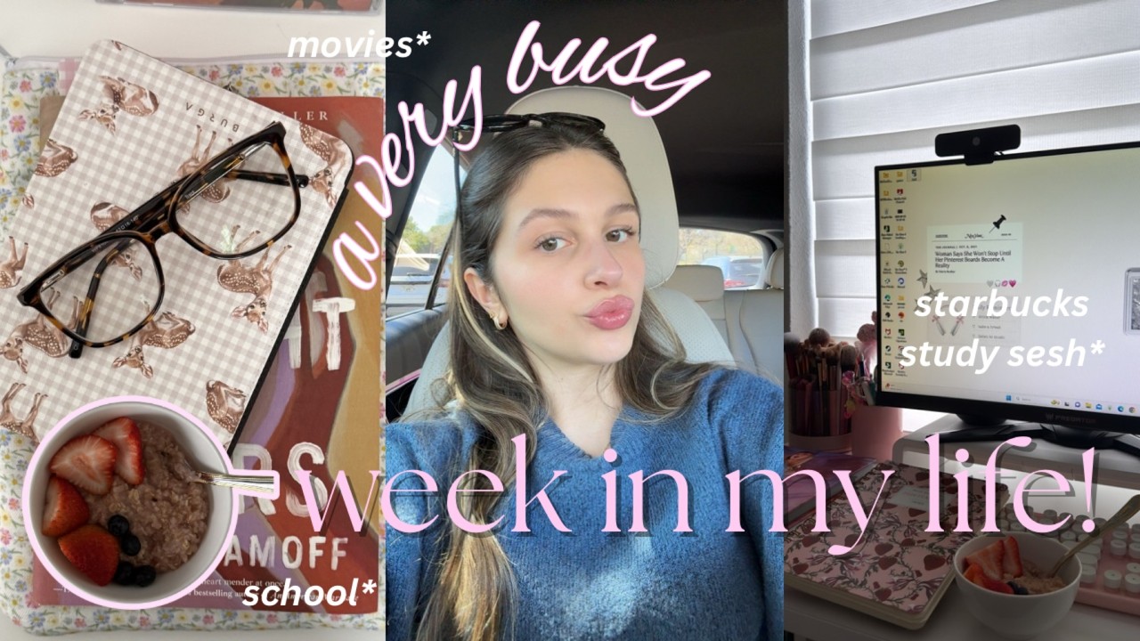 a very busy week in my life! 💻☕️📝 | sheily