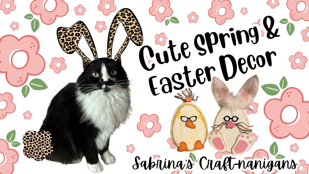 CUTE Spring & Easter Dollar Tree Decor #diy #crafts #budgetfriendly