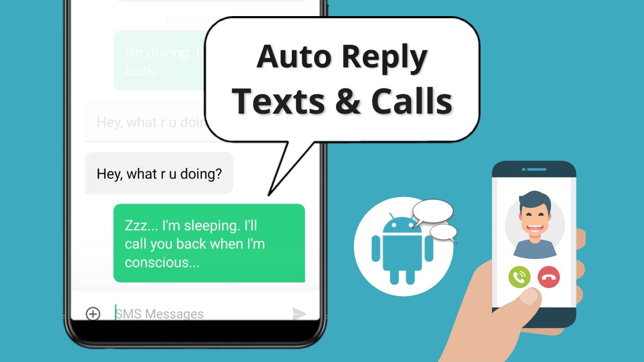 Автоматический ответ на SMS и телефонные звонки на Android