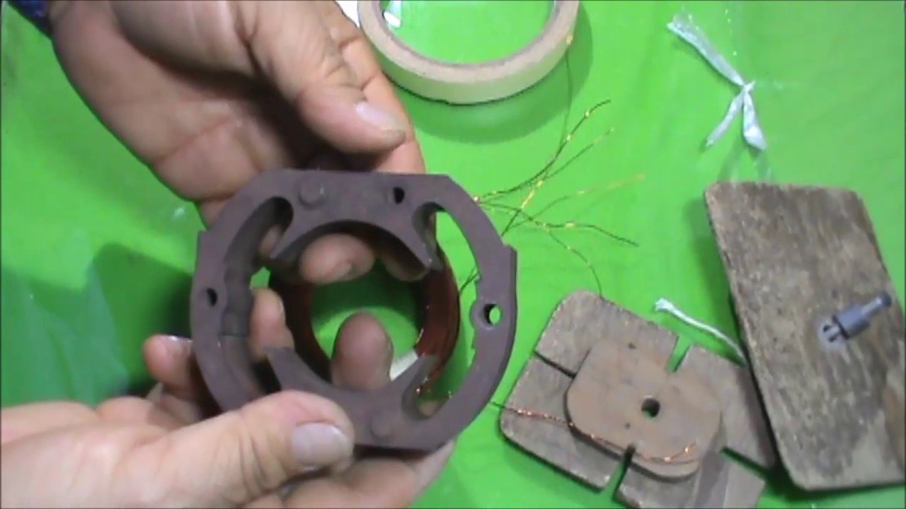 COMO HACER BOBINAS DE CAMPA PARA LICUADORA Prt 2