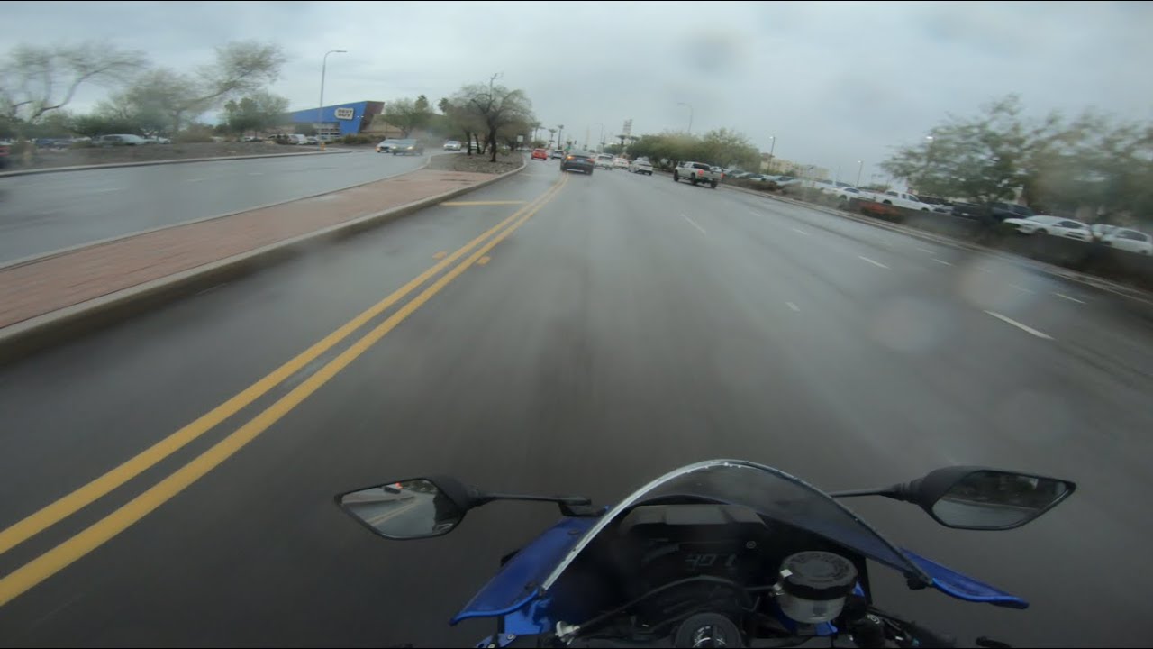 Rainy Morning Ride | YAMAHA R7 SC-PROJECT EXHAUST | PURE SOUND | 4K POV