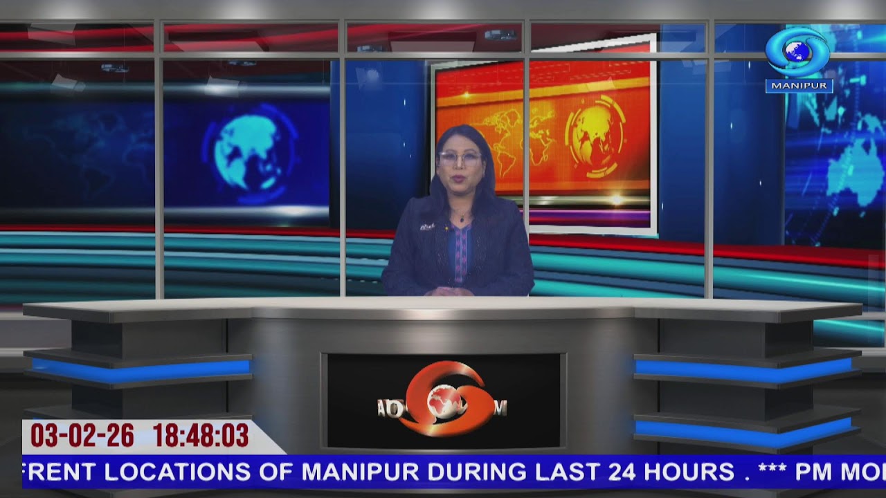 DDNEWS MANIPUR | MANIPURI PAO | 3rd FEBRUARY 2026 | 6.30 PM