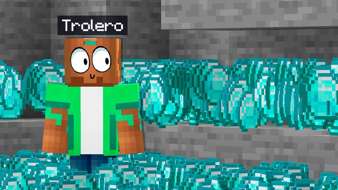 Trolero Tiene 1.000.000 de Diamantes en Minecraft!