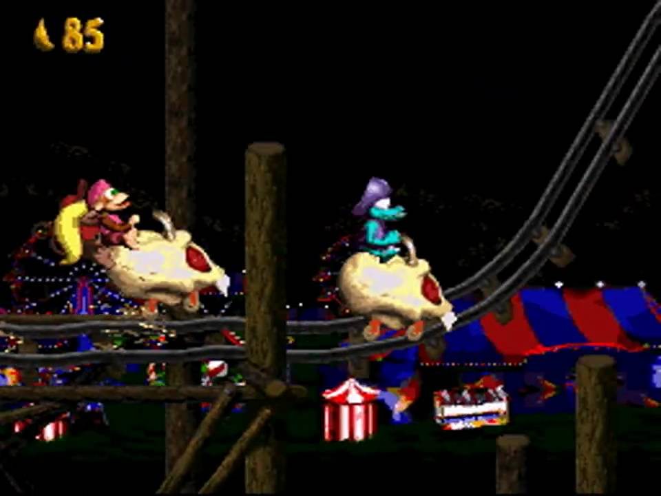 Donkey Kong Country 2 102% Walkthrough : Krazy Kremland - Rickety Race
