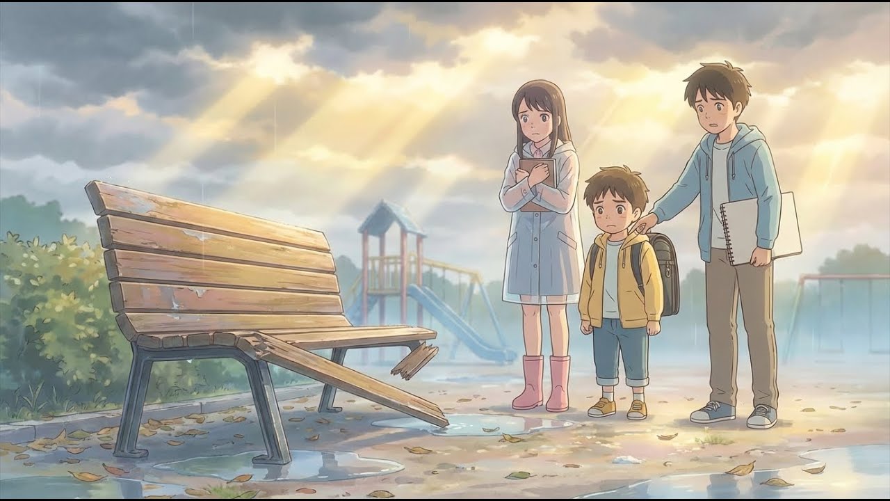 The Day the Bench Broke 🌙 | A Gentle Bedtime Story About Friendship | PillowTaleTime