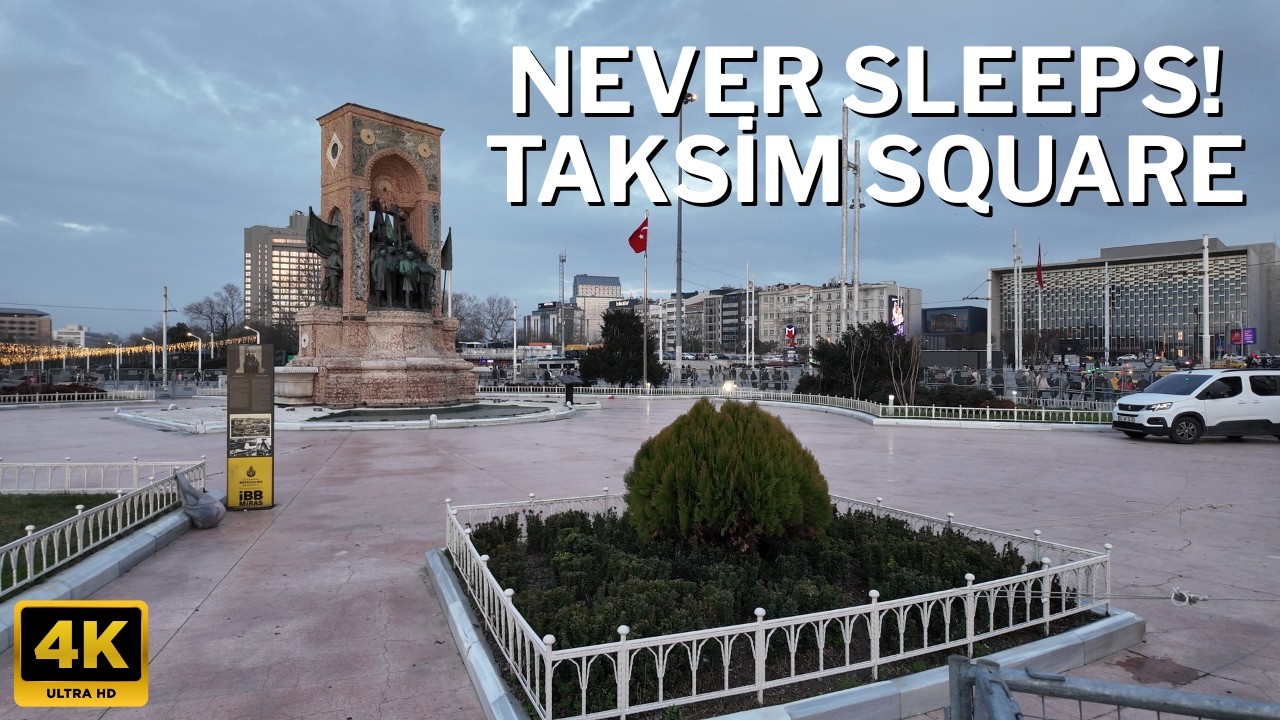 Istanbul's Most Famous Street: Taksim & Istiklal 4K 🇹🇷 I 2026