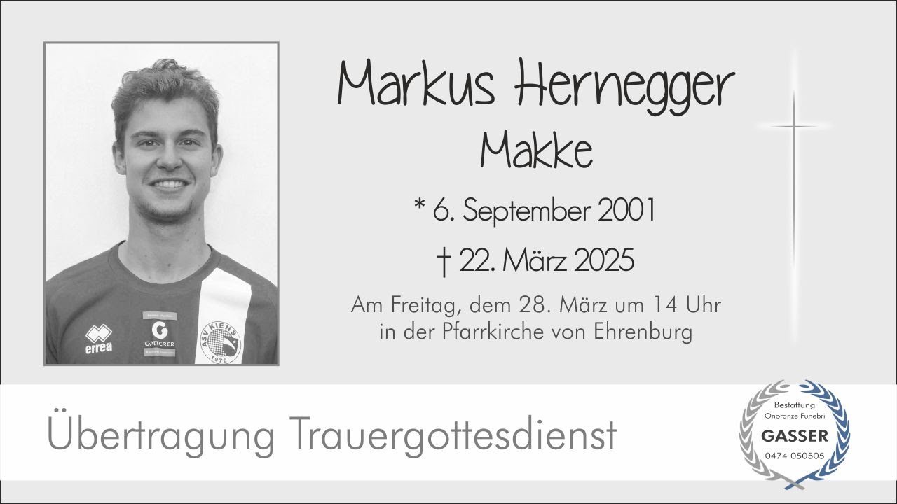 Trauerfeier Markus Hernegger