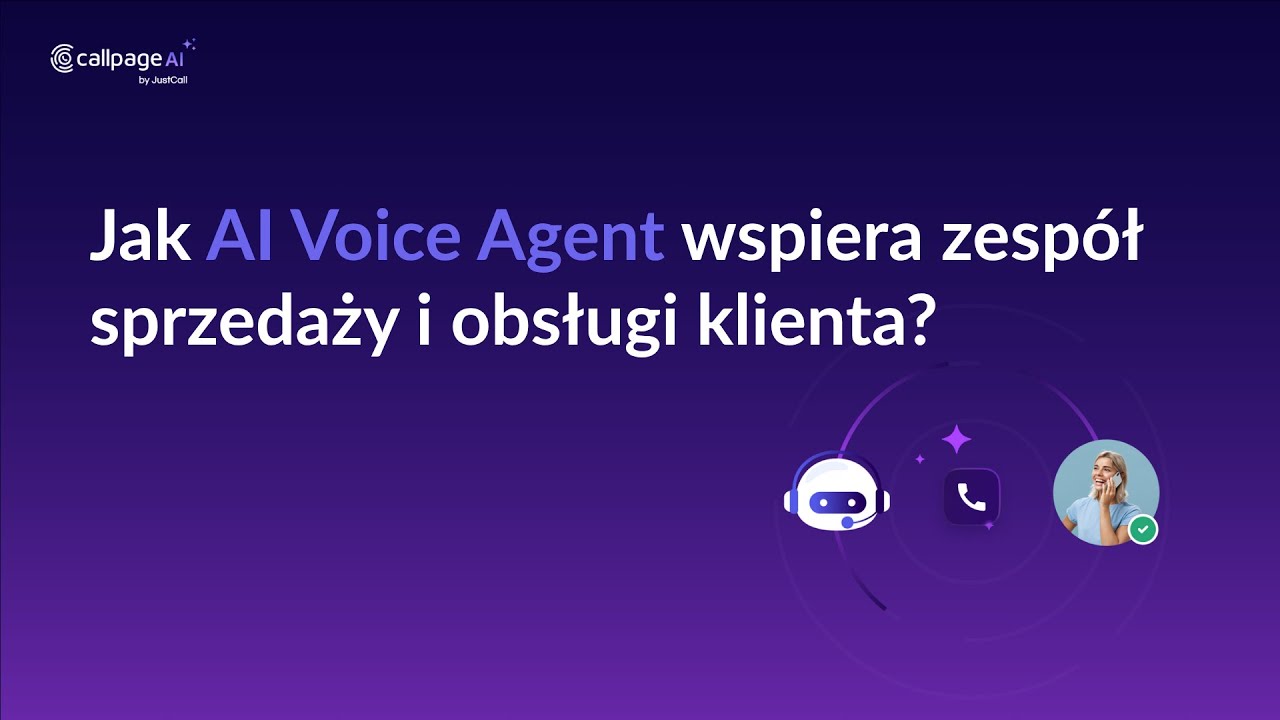 Webinar 29.07.2025: Jak AI Voice Agent wspiera zespół sprzedaży i obsługi klienta?