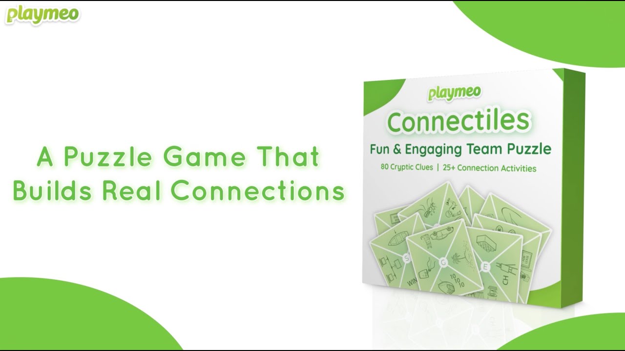 New TEAM-BUILDING GAME for Work - Connectiles Team Puzzle | playmeo