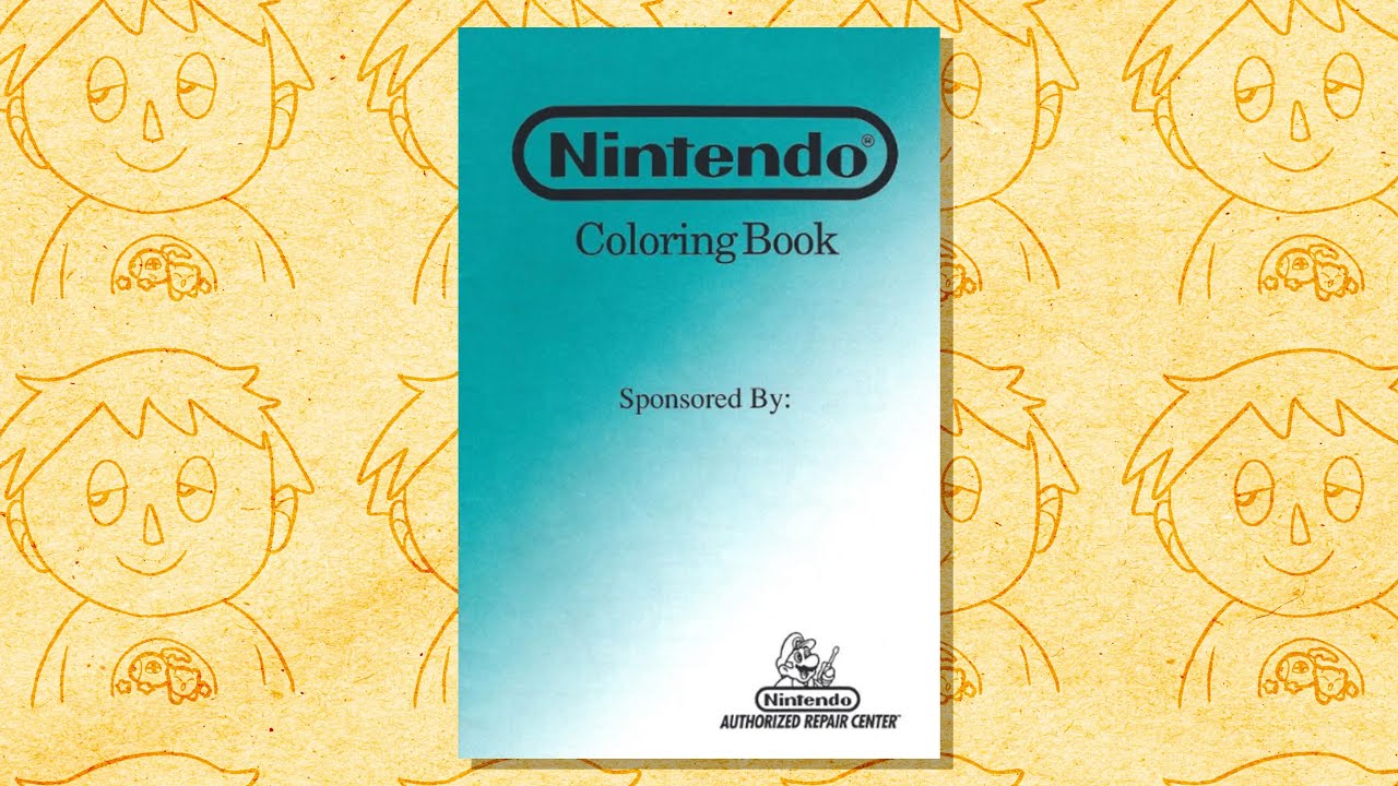 Nintendo's Prototype Coloring Book