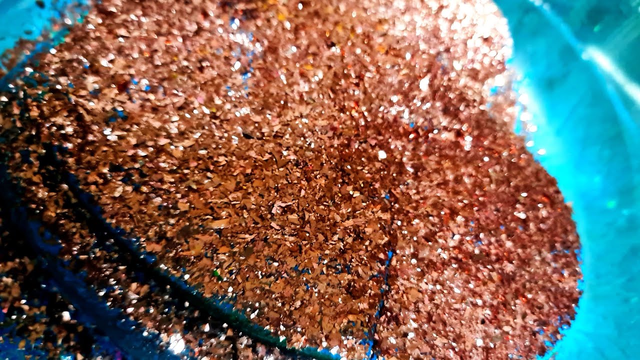 Crunchy Chunky Reforms + Dyed Gymchalk Chunks  Oddly Satisfying. #asmrforsleep 