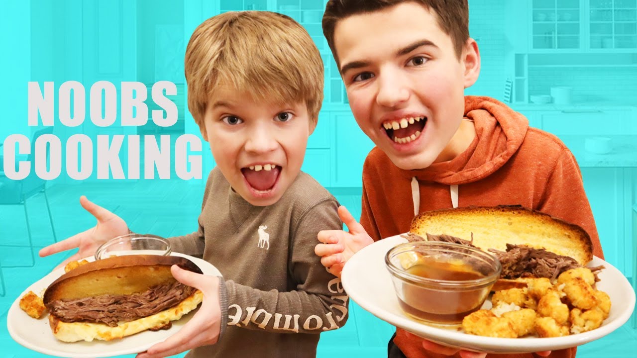 Noobs Cooking! Beginners Make DIY French Dip Sandwiches!