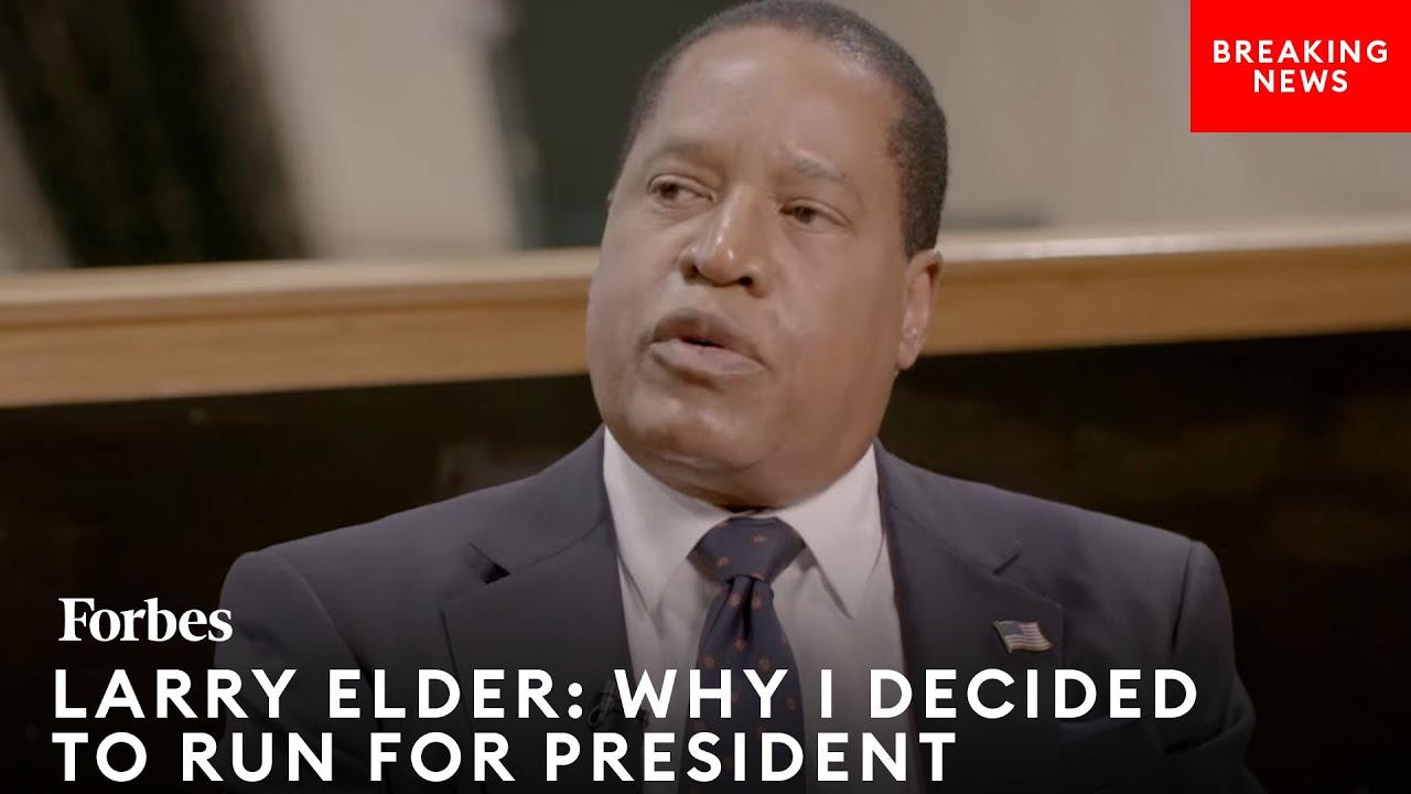 Larry Elder Reveals Why He Decided To Run For President | Forbes Eye On Iowa