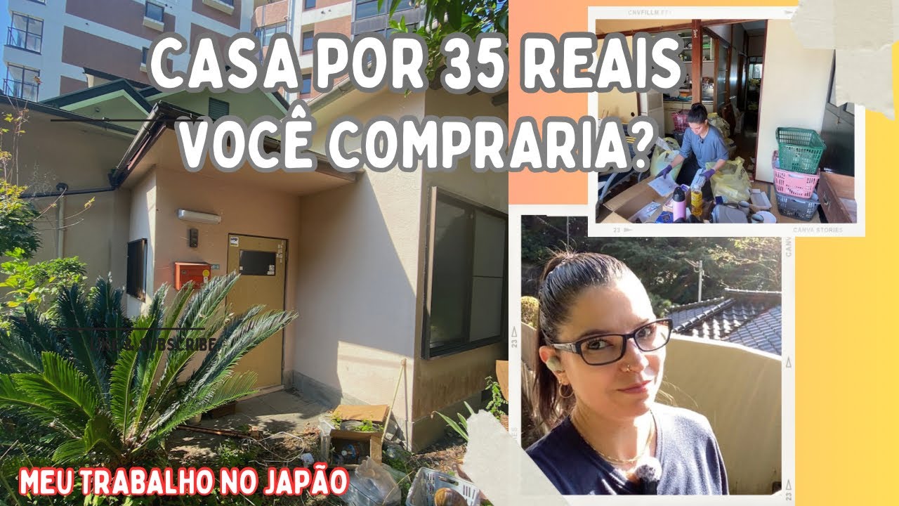 ESTÁ LOTADA DE COISAS ! A IMOBILIÁRIA COMPROU  E NÓS PRECISAMOS LIMPAR ! JAPÃO É ASSIM…  TRABALHO !