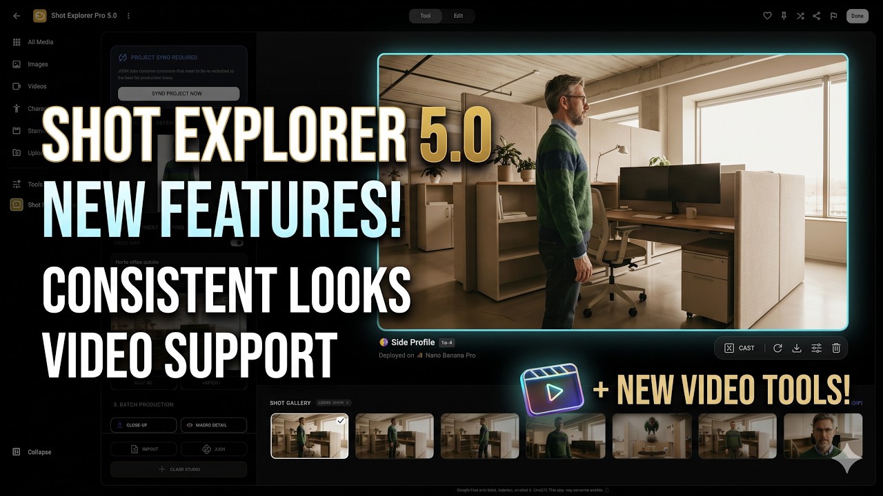 Инструмент Google Flow: Shot Explorer Pro 5.0 &mdash; создание стабильных кадров с разных ракурсов для ...
