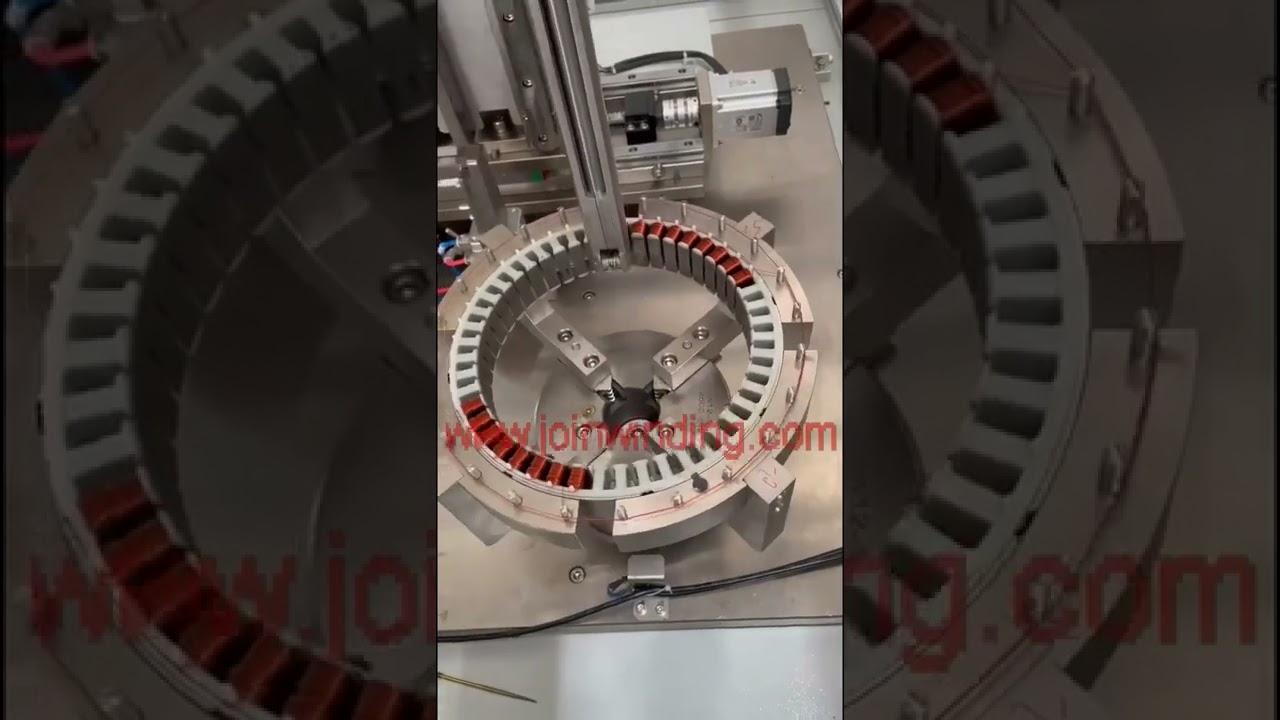 Needle winding for big fan motor stator