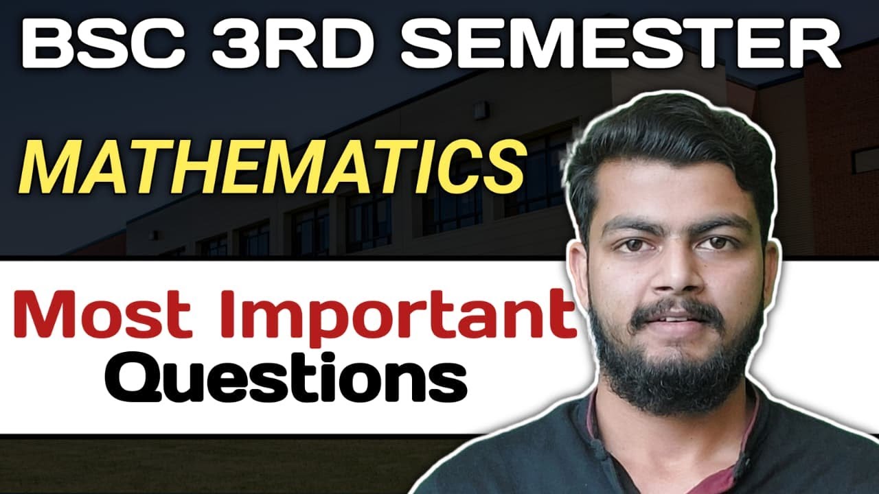 Math bsc 3rd semester. Most Important Questions. Algebra and Mathematical Method Math bsc 3rd sem.