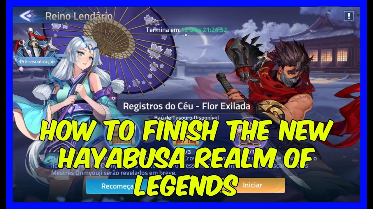HOW TO FINISH THE NEW HAYABUSA REALM OF LEGENDS - OUTCAST FLOWER