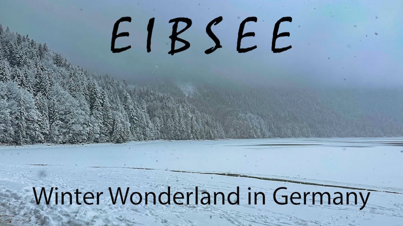 Breathtaking Views at Eibsee 🇩🇪 | Germany’s Winter Alpine Paradise!