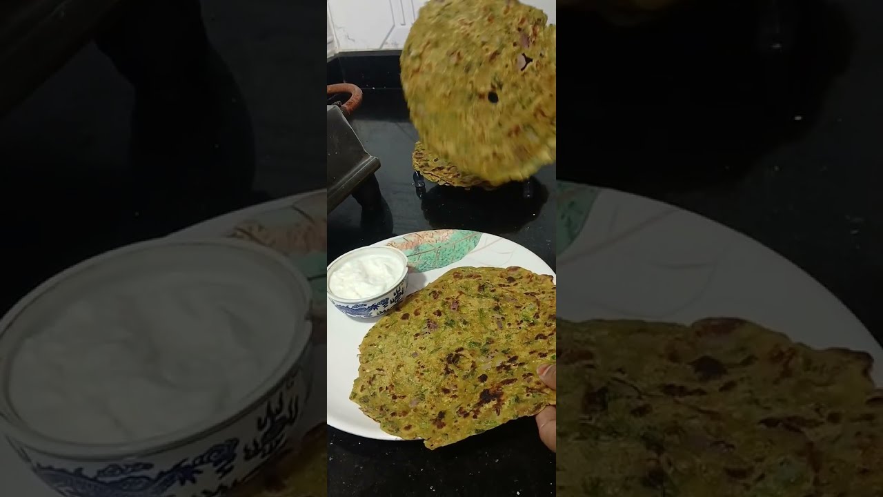 ज्वारीच्या पिठात मेथी टाकून तर बघा काय भारी बनतात मेथीचे धपाटे😋😋