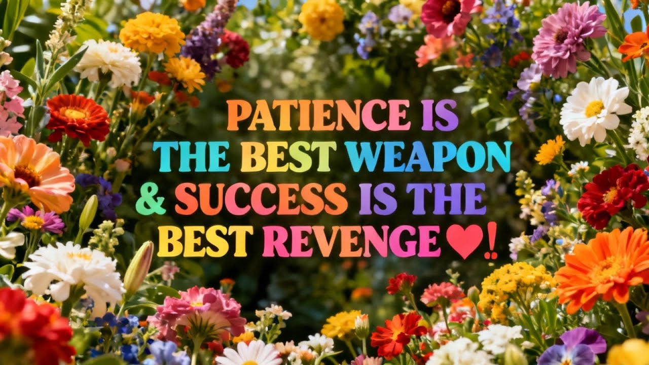 PATIENCE IS THE BEST WEAPON & SUCCESS IS THE BEST REVENGE ❤️