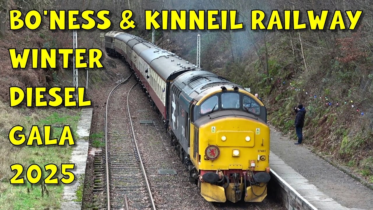 Bo'ness & Kinneil Railway Winter Diesel Gala 2025