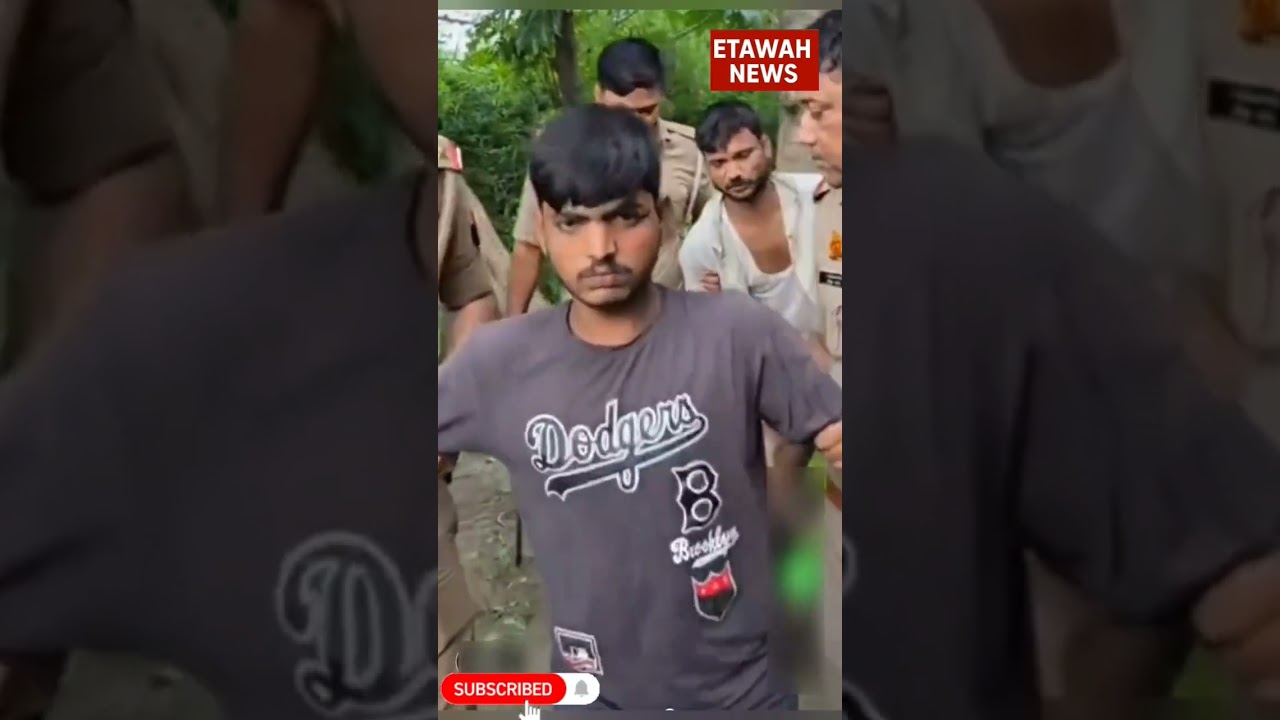 Etawah police arrested 2 criminals, recovered stolen buffalo & weapons! 2 suspects fled.#Etawahnews
