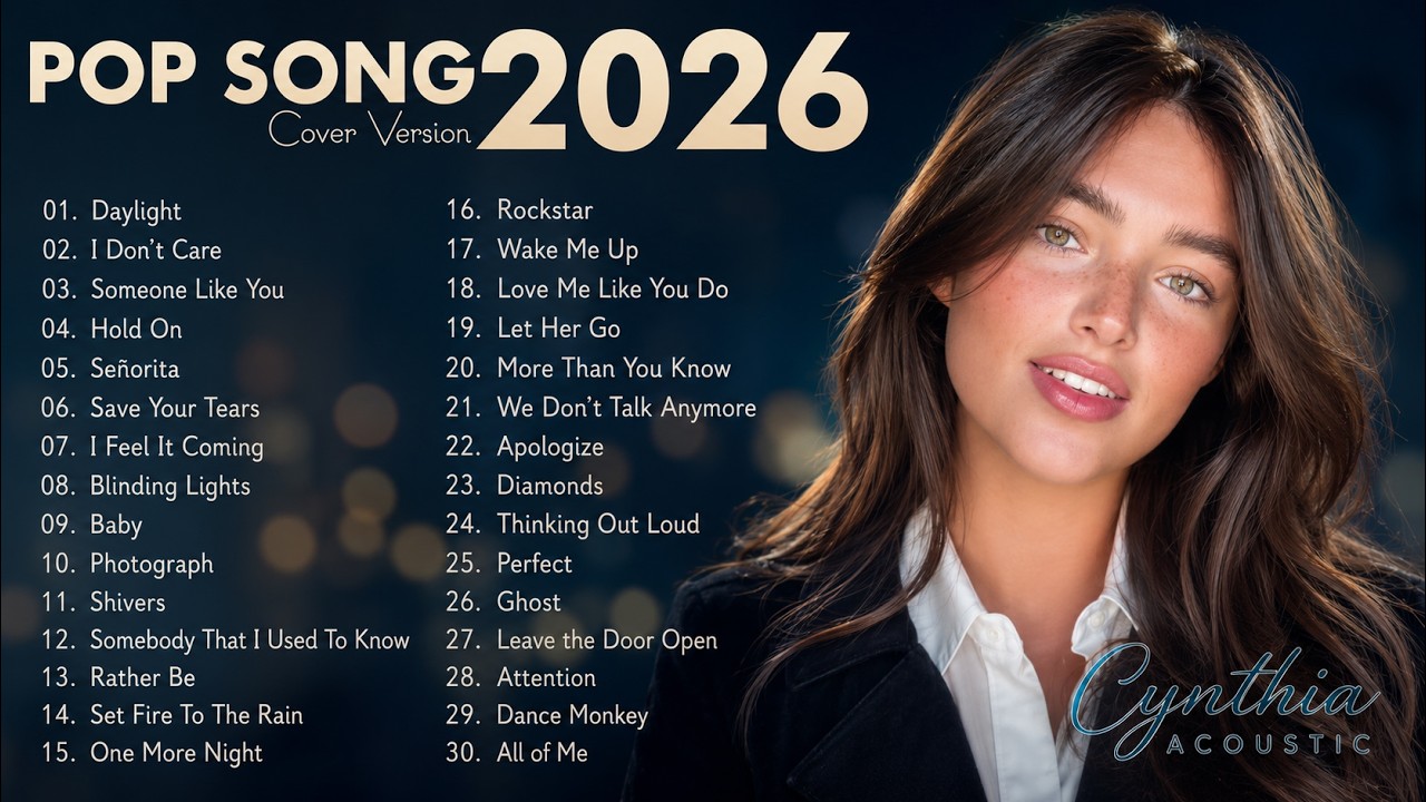 TOP COVER VERSION PLAYLIST 2026 ✨ Bruno Mars, Dua Lipa, Ed Sheeran, Adele | Best Relaxing Pop Songs