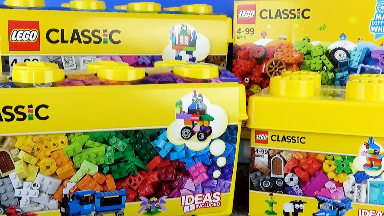 Создавайте разные вещи с LEGO CLASSIC и играйте ♪