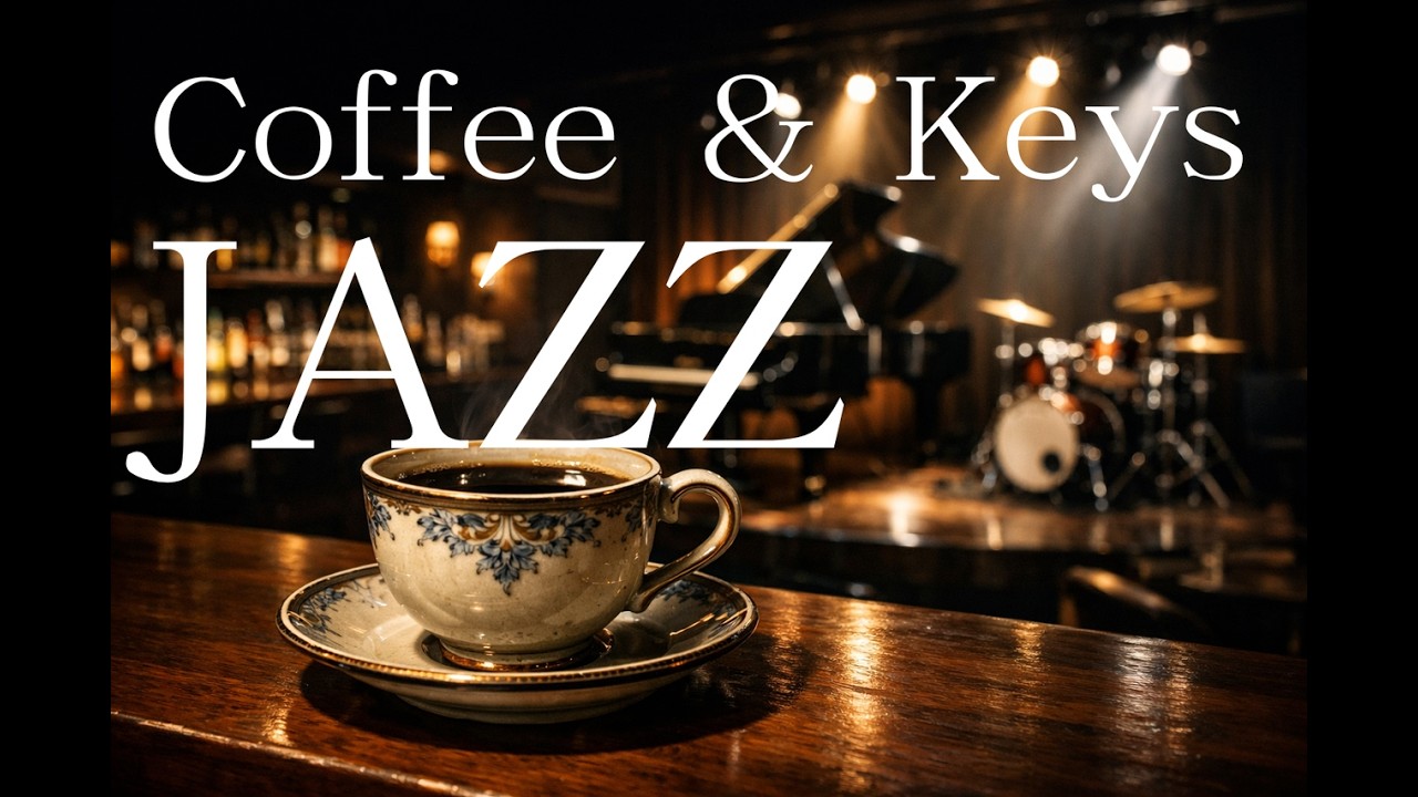 Coffee & Keys Night Jazz | Focused & Immersive BGM for Deep Work