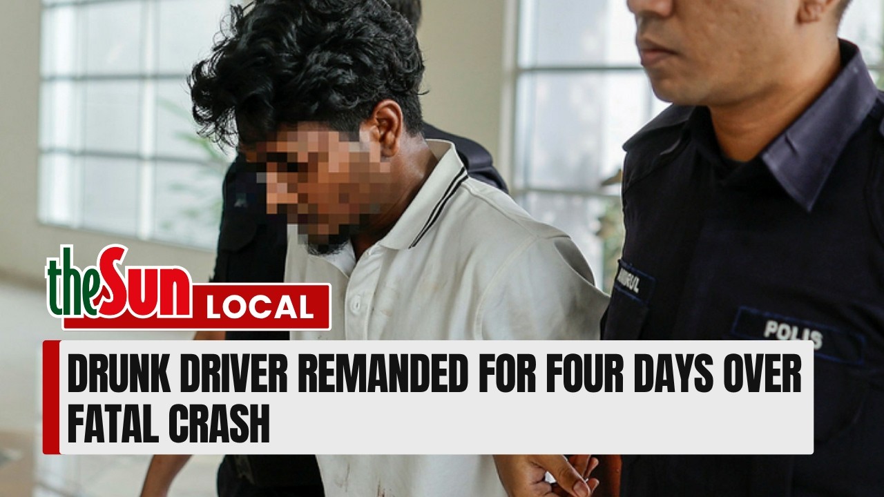 Drunk driver remanded for four days over fatal crash