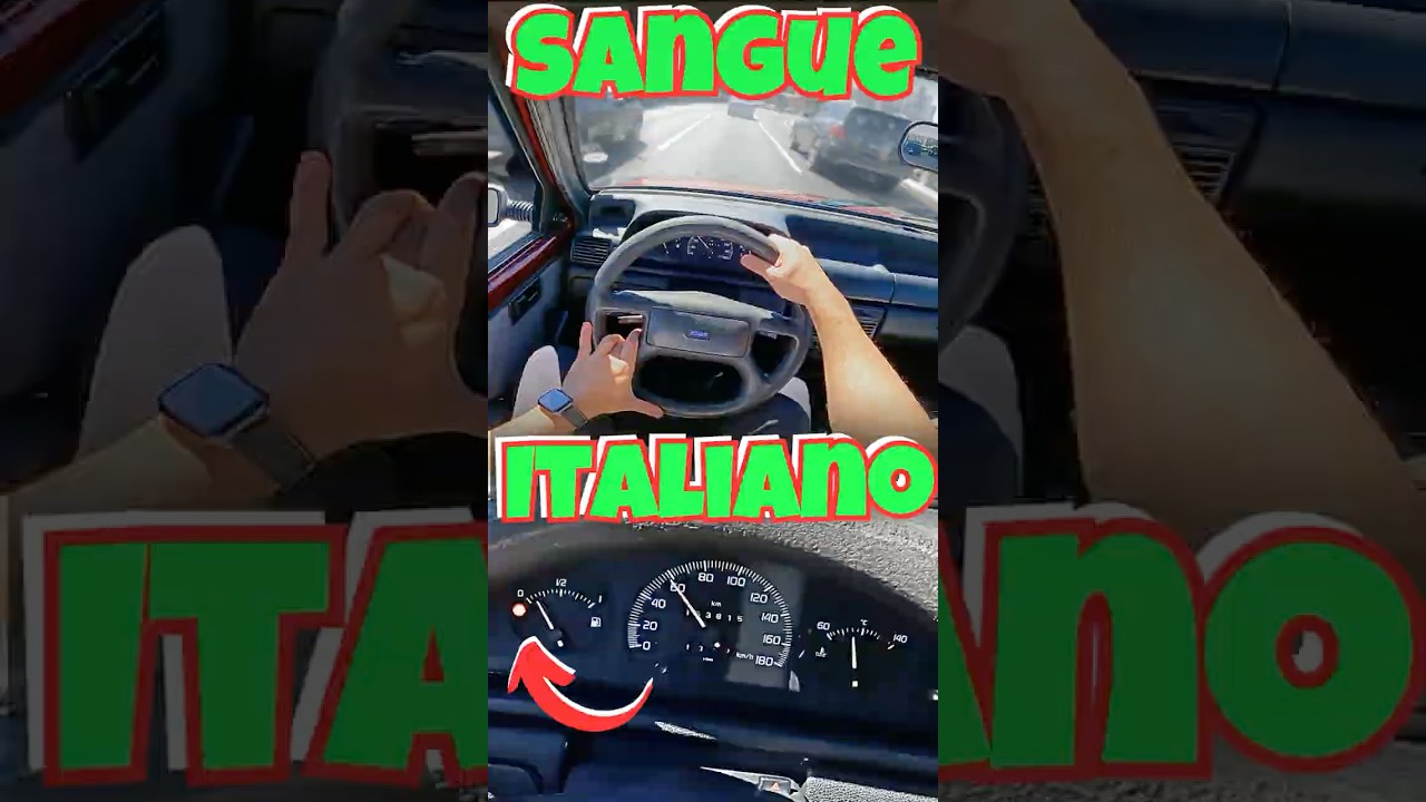 FIAT UNO 1995 em MOVIMENTO! 🔑 VEJA como essa RARIDADE ANDA! #fiat #uno #fiatuno #unoquadrado
