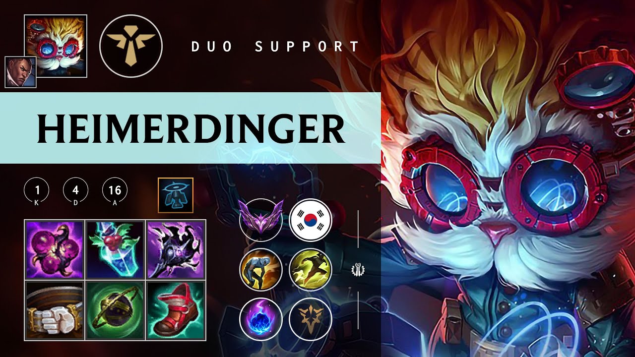 Heimerdinger Support vs Leona - KR Master Patch 26.01