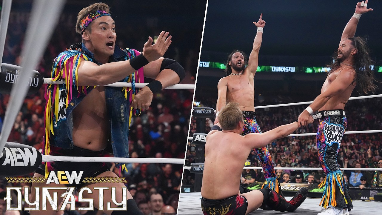 Young Bucks против Казучики Окады и Коносуке Такешиты | AEW Dynasty 2026