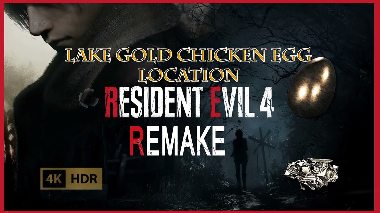 Lake Gold Chicken Egg Location Resident Evil 4 REMAKE @johnyfivegaming