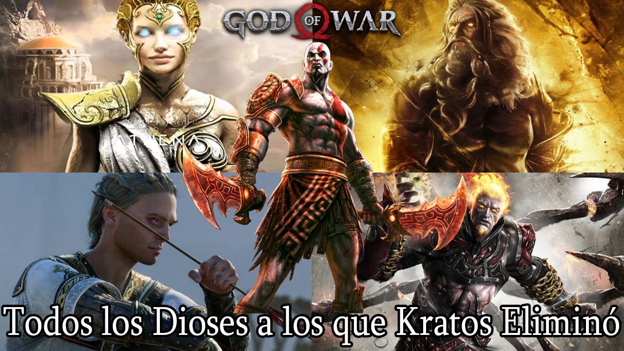 A cuántos Dioses Kratos mató durante toda la saga God of War? Te lo explico
