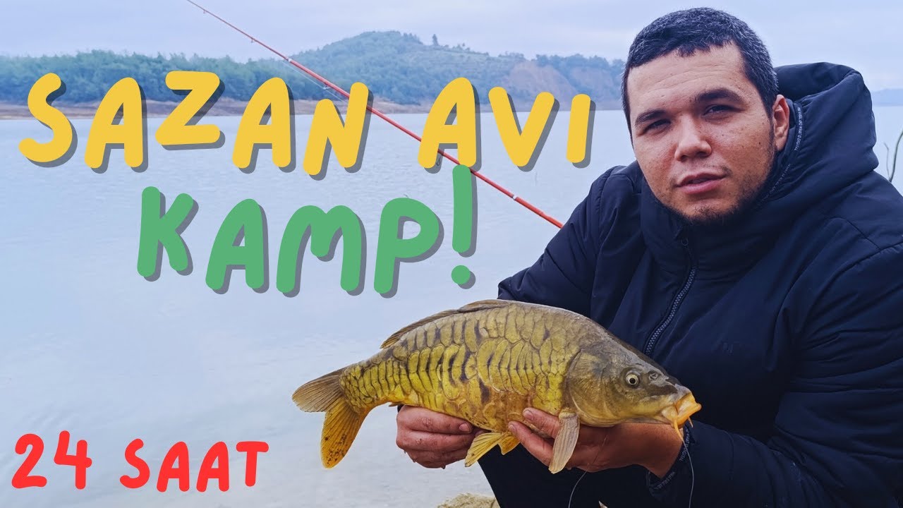 4°Soğuk Havada Sazan Avı ve Kamp ❄🍃ADANA|ÇATALAN Barajı Kamp ve Balık Avı Macerası🐟🎏 [2024 Yıl Sonu]