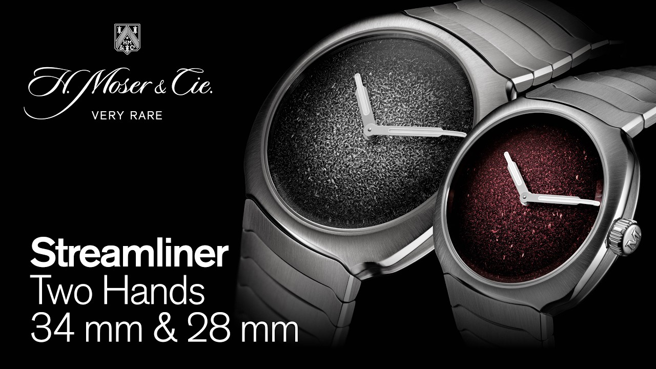 Streamliner Two Hands 34mm & 28mm - H. Moser & Cie. // 6400-1200 / 6410-1200