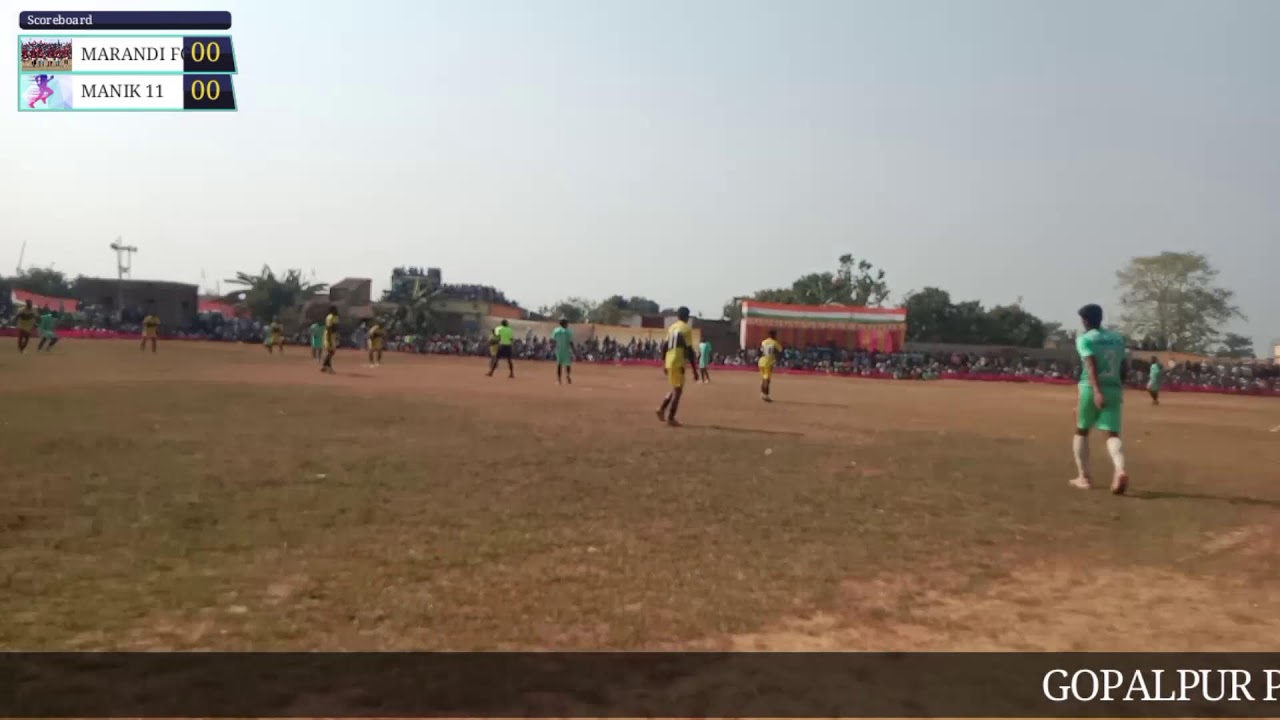 GOPALPUR FOOTBALL MATCH 2nd DAY MARANDI FC Vs MANIK 11