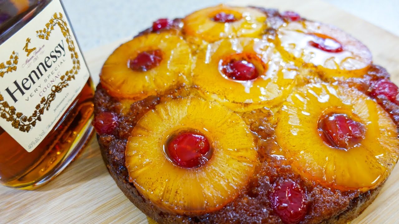 Hennessy Pineapple Upside Down Cake Thanksgiving Recipe Series 2020