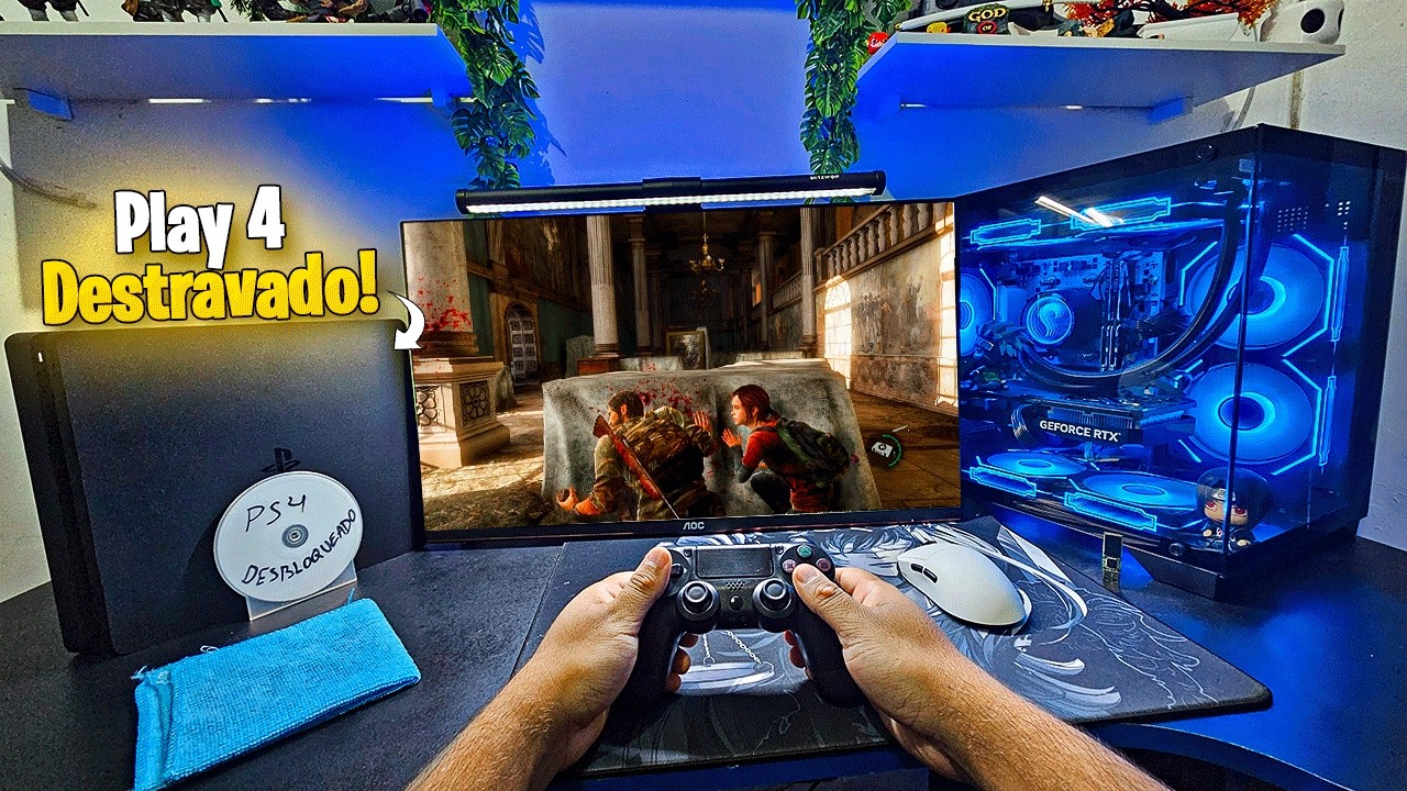 Baixando Jogos no PS4 Desbloqueado em 2026! (Vale a Pena?)