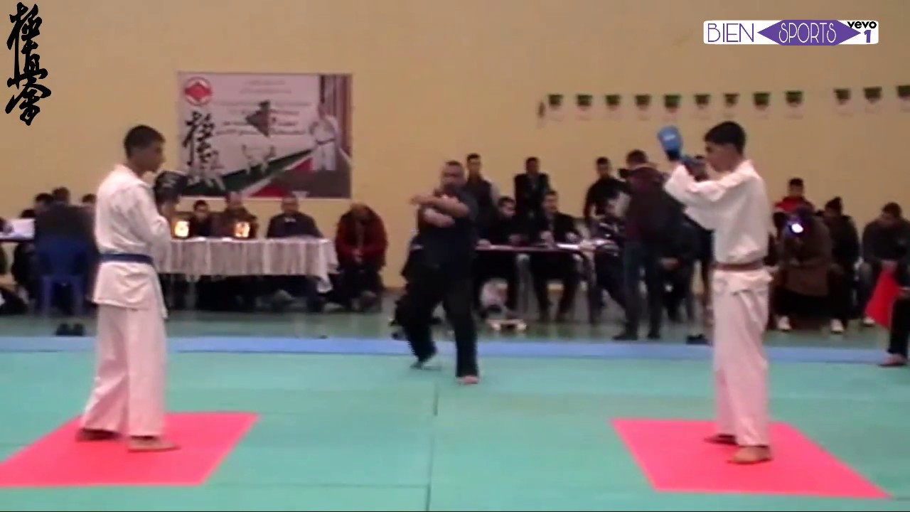 الدور النهائي و التتويج بالبطولة الوطنية الحادي عشر للكيو كو شين كاي كراتي SIDI ALI BENYOUB KARATÉ
