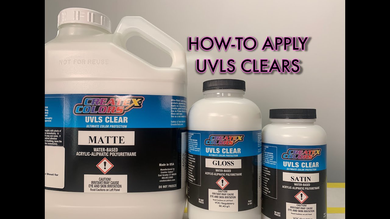 How-To Apply Createx UVLS Clears